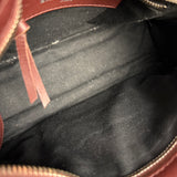 Balenciaga Burgundy Mini City Bag