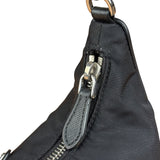 Prada Black Nylon Leather Trim Re-Edition 2005 Two-Way Bag