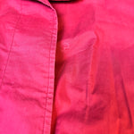 Burberry Vintage Red/Navy Check Mid Length Coat