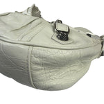 Balenciaga White Lambskin Le Cagole Shoulder Bag