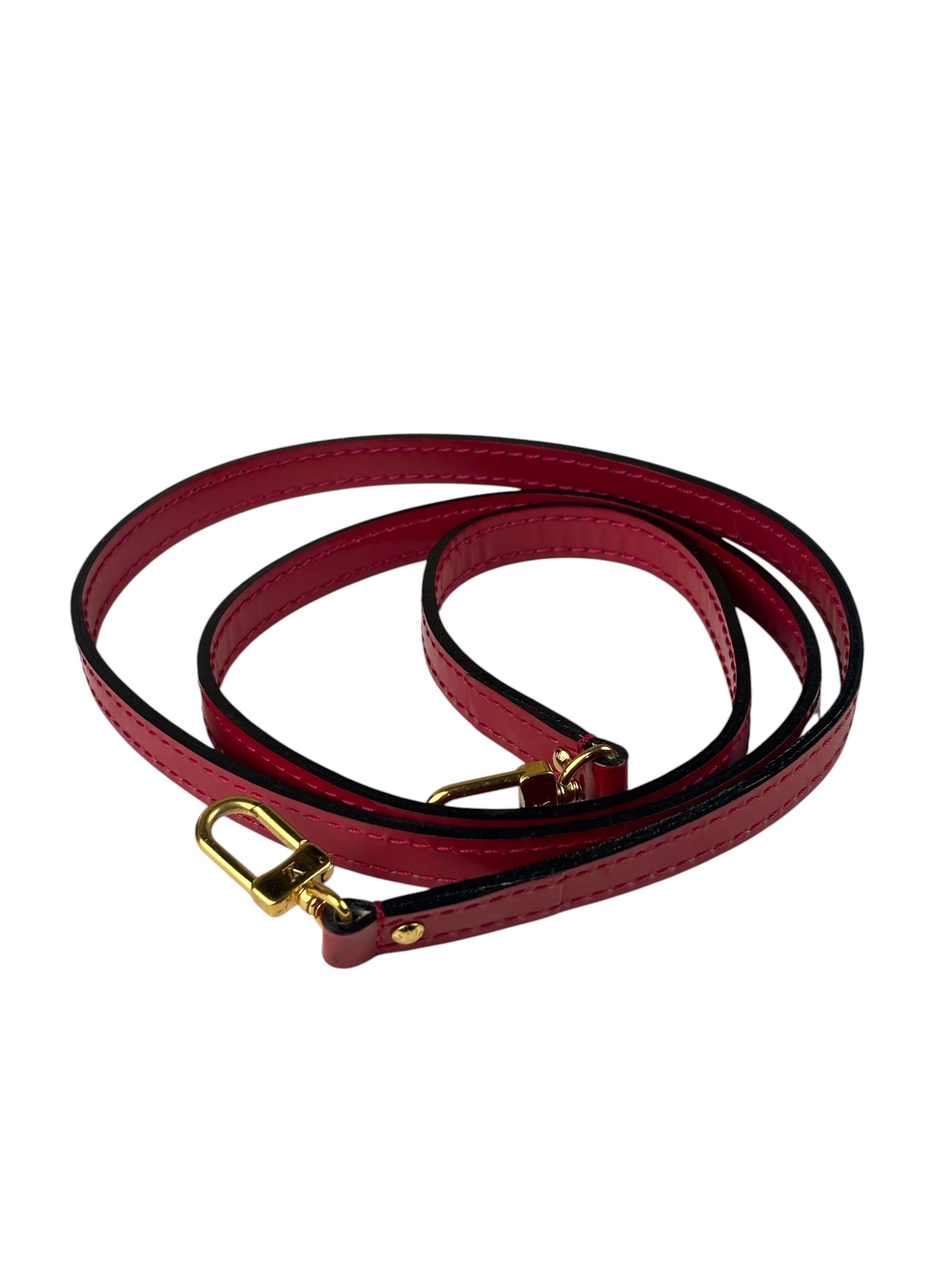 Louis Vuitton Red Vernis Alma BB Two-Way Bag