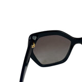 Prada Black Acetate Oversized Sunglasses