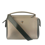 Fendi Tri-Color Leather Dotcom Two-Way Bag