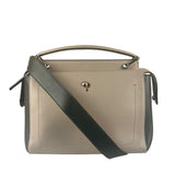 Fendi Tri-Color Leather Dotcom Two-Way Bag