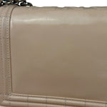 Chanel Cream Patent Leather Boy Flap Bag 2012