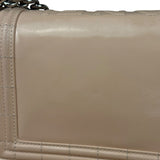 Chanel Cream Patent Leather Boy Flap Bag 2012
