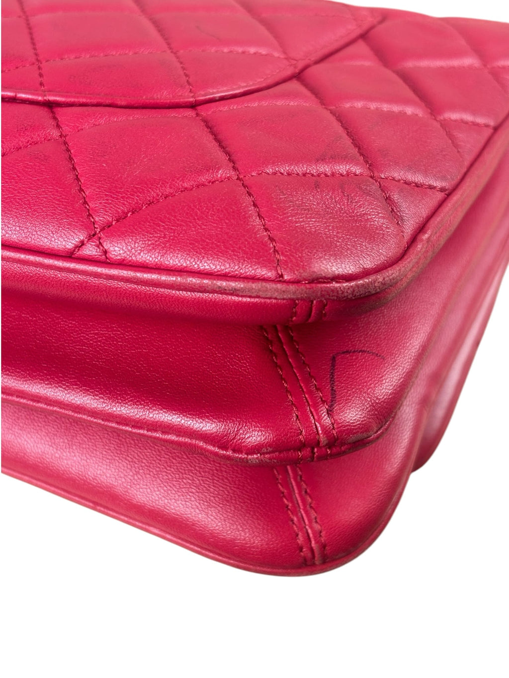 Chanel Coral Pink Quilted Lambskin Accordion Flap Bag 2014