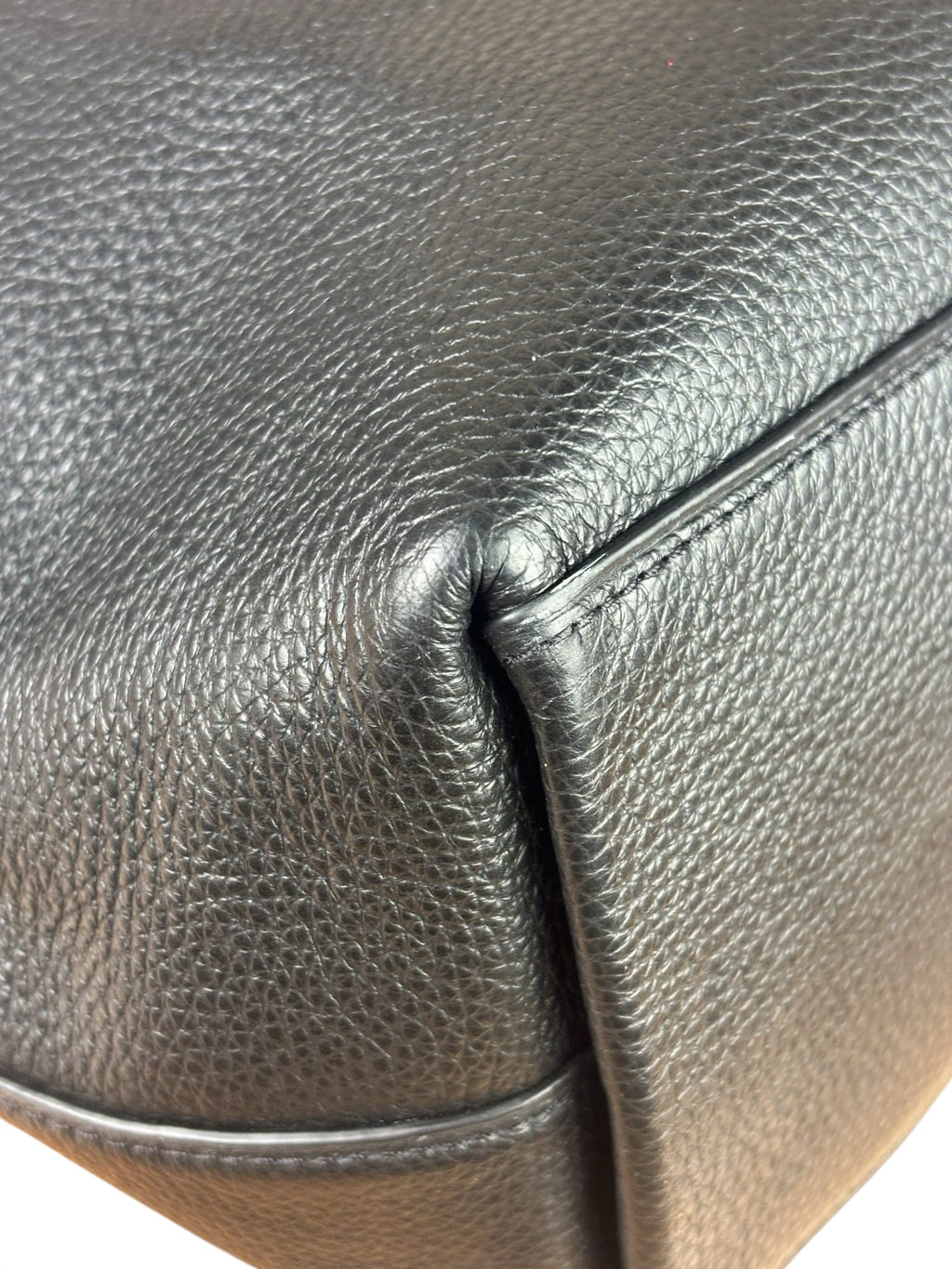 Coach Black Pebbled Leather Tabby Hobo