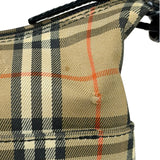Burberry Haymarket Check Shadow Horse Canvas Shoulder Bag