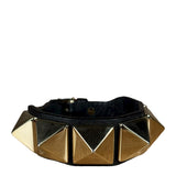 Valentino Stud Pyramid Leather Bracelet