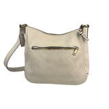 Coach Cream Pebbled Leather Hobo Bag