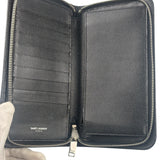 Saint Laurent Black Studded Long Wallet