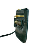 Balenciaga Green Zip Pouch