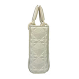 Christian Dior White Lady D-Joy Geometric 2Way Handbag