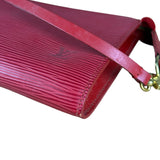 Louis Vuitton Red Epi Leather Pochette