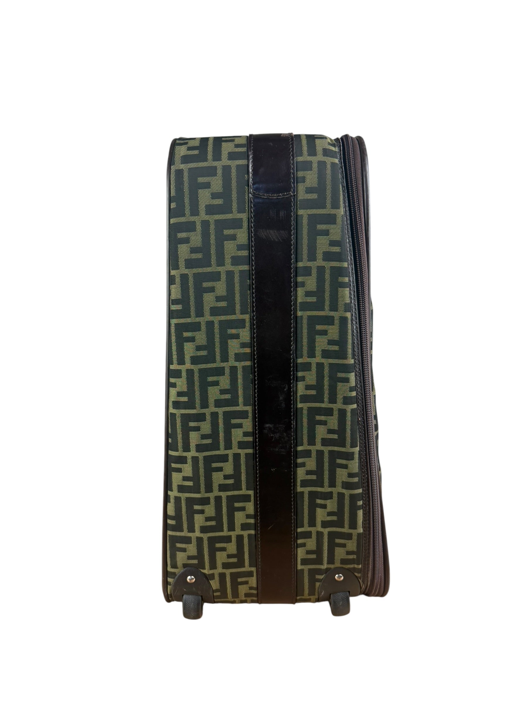 Fendi FF Canvas Suitcase