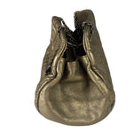Chanel Metallic Gold Quilted Caviar Just Mademoiselle Bowling Bag 2010