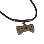 Chanel Vintage Y2K Bow Charm Necklace