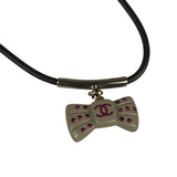 Chanel Vintage Y2K Bow Charm Necklace