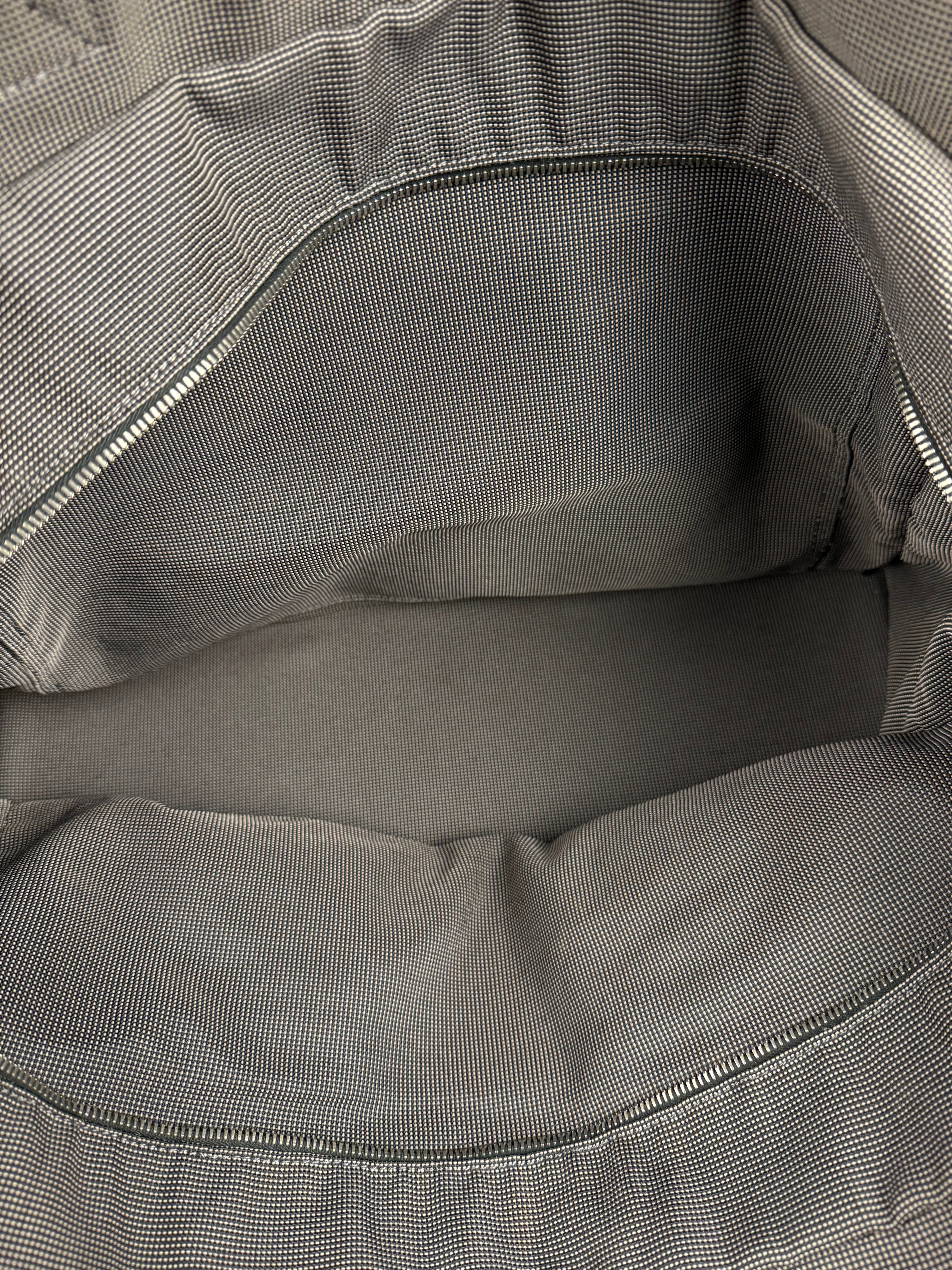 Hermes Herline Canvas Tote Grey