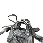 Balenciaga Nano City Bag Silver