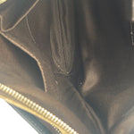 Coach Brown Leather Trim Signature Peyton File Crossbody