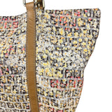 Fendi FF Floral Zucchino Shoulder Tote