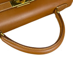 Hermes Kelly 32 Sellier Epsom Gold Handbag 1995