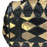 Dolce & Gabbana Miss Curly Python Patchwork Handbag