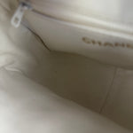 Chanel CC Patent Quilted Yellow Camera Bag 1991