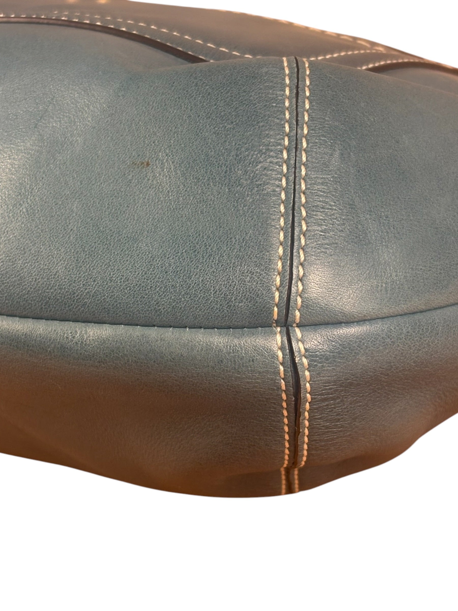 Coach Vintage Teal Leather Ergo Hobo Bag