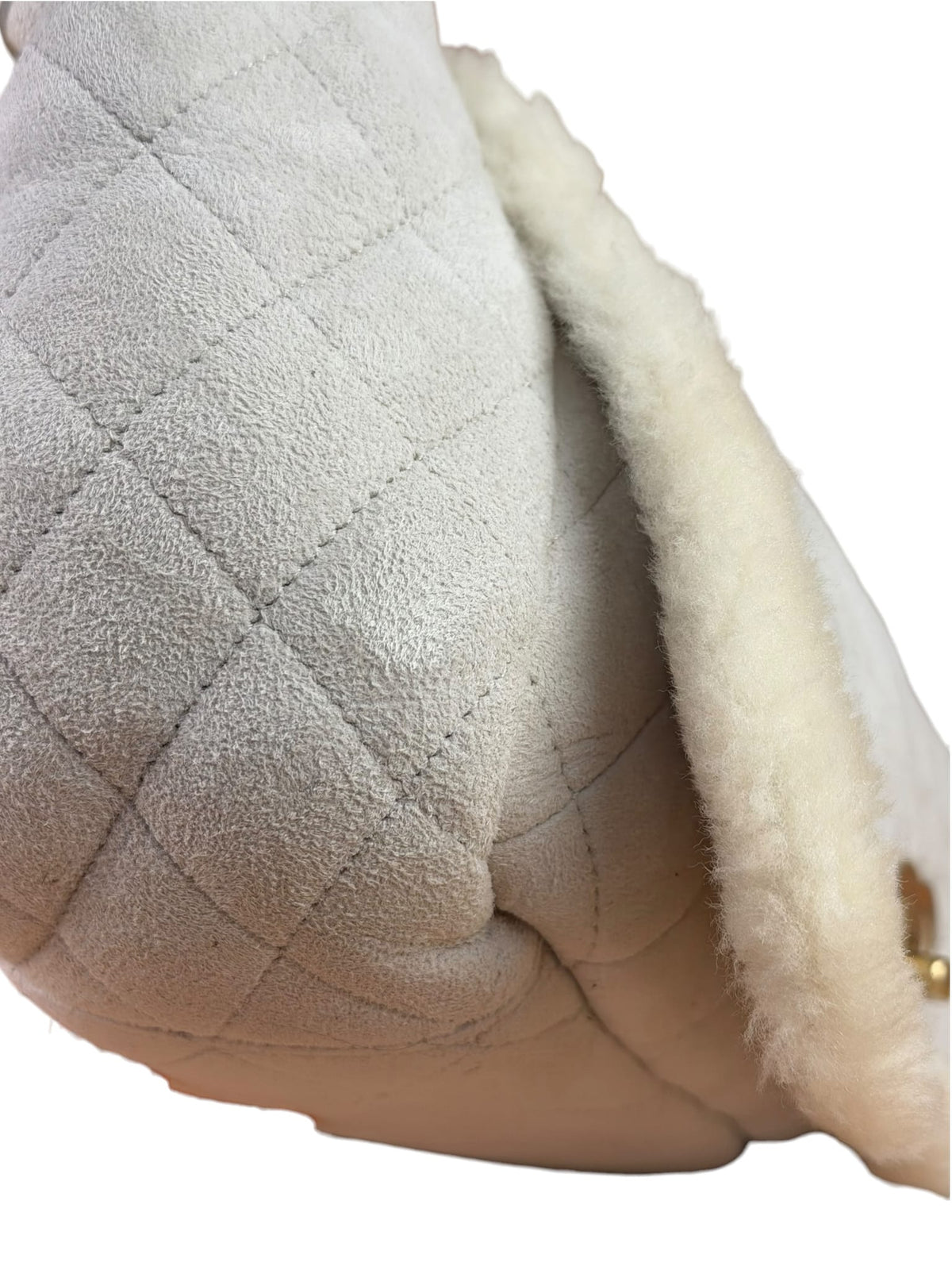 Chanel Shearling Accordion Flap Bag 2004