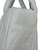 Rag & Bone White Leather Puffer Tote