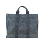 Hermes Herline Grey M Canvas Tote