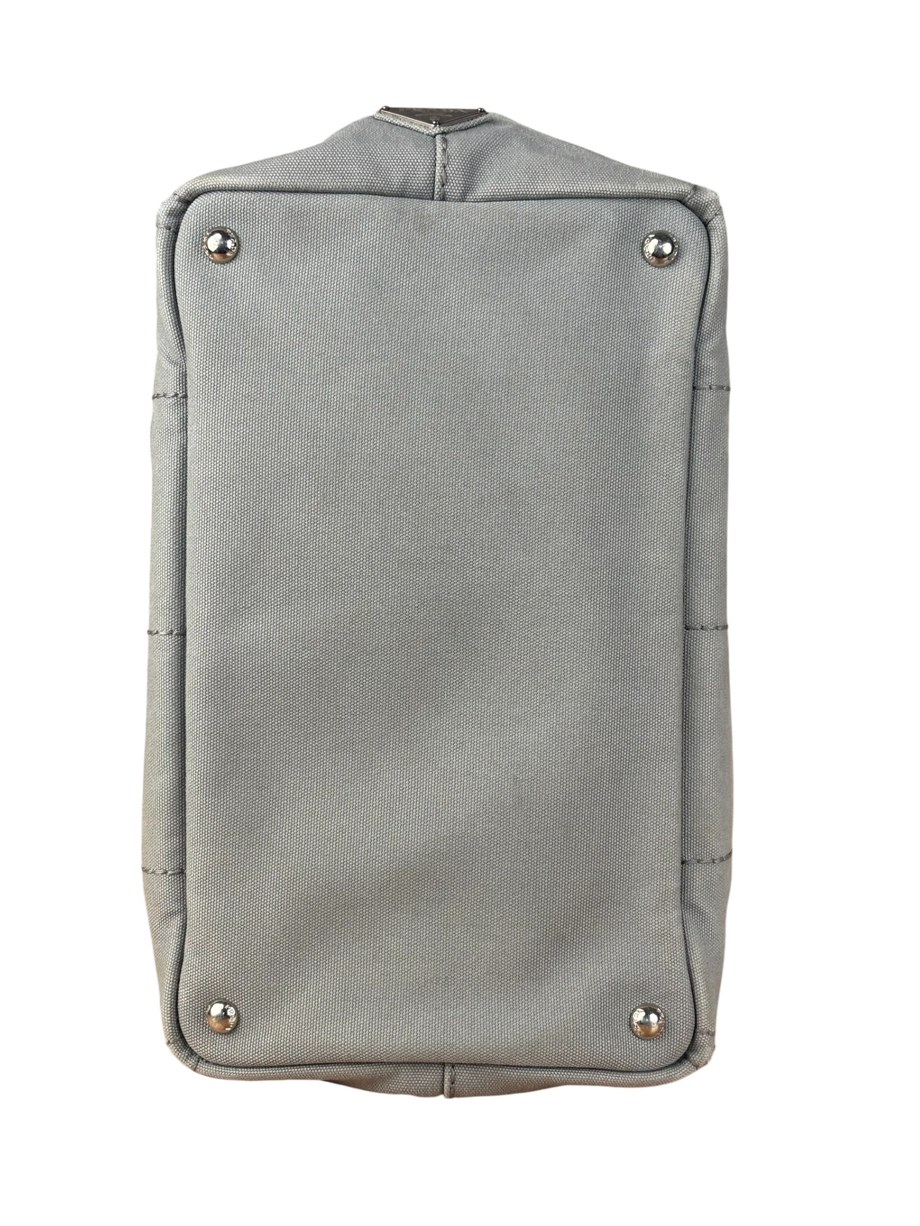 Prada Grey Canapa Hand/Tote Bag