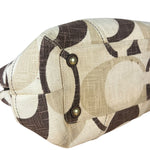 Coach Vintage Braided Strap Canvas Shoulder Bag