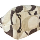 Coach Vintage Braided Strap Canvas Shoulder Bag
