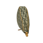 Christian Dior Vintage Green Trotter Saddle Pochette
