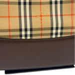 Burberry Vintage House Check Canvas/Leather Shoulder Bag