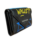 Balenciaga Grafitti Trifold Wallet