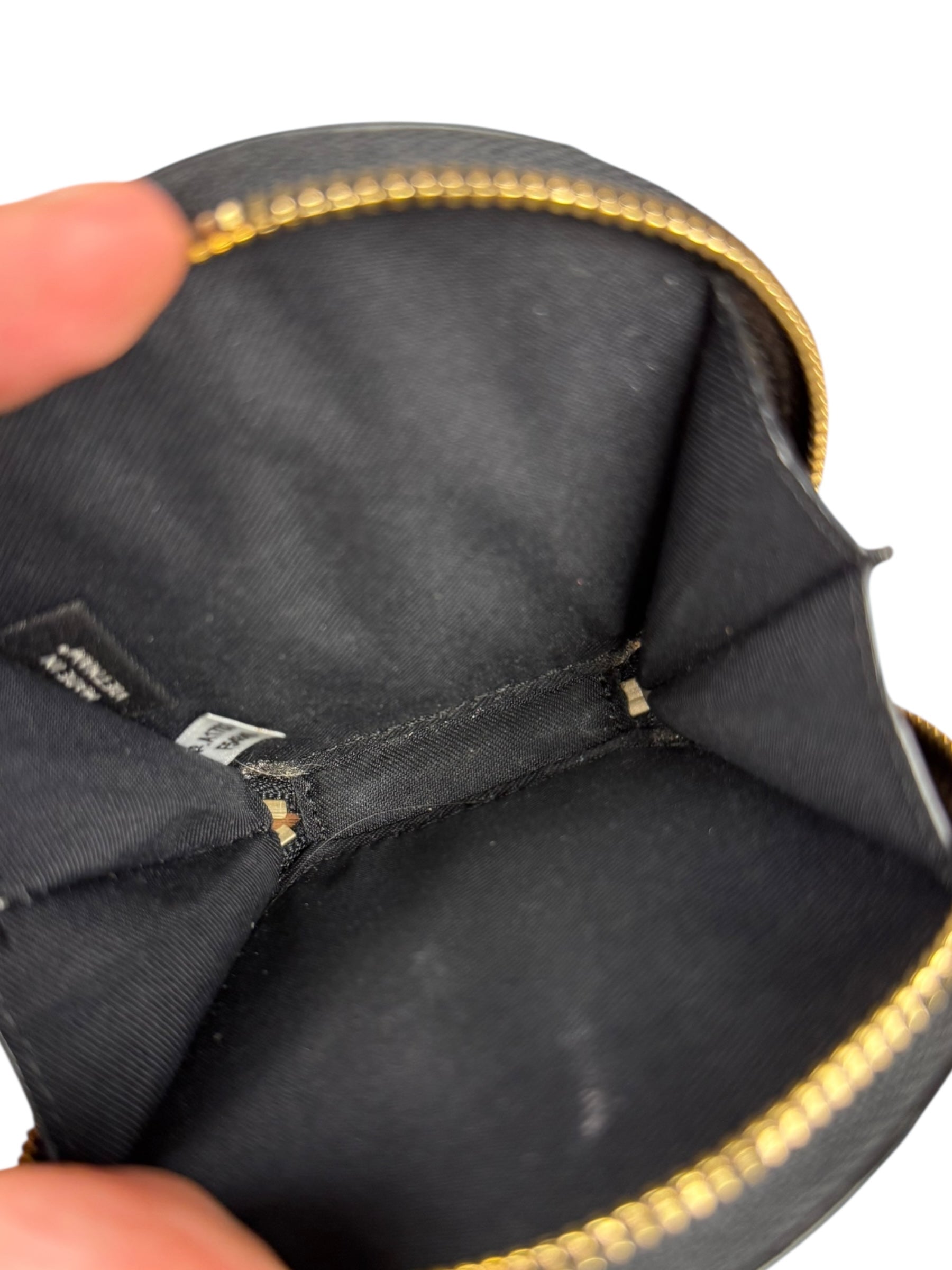 Coach Monogram Circle pouch