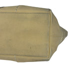 Chanel Vintage Beige Canvas Quilted Chocolate Bar Tote 2003