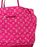 Louis Vuitton Monogram Denim Noefull MM Tote Pink