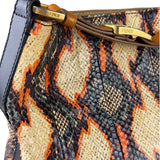 Fendi Multicolor Snakeskin Hobo Bag