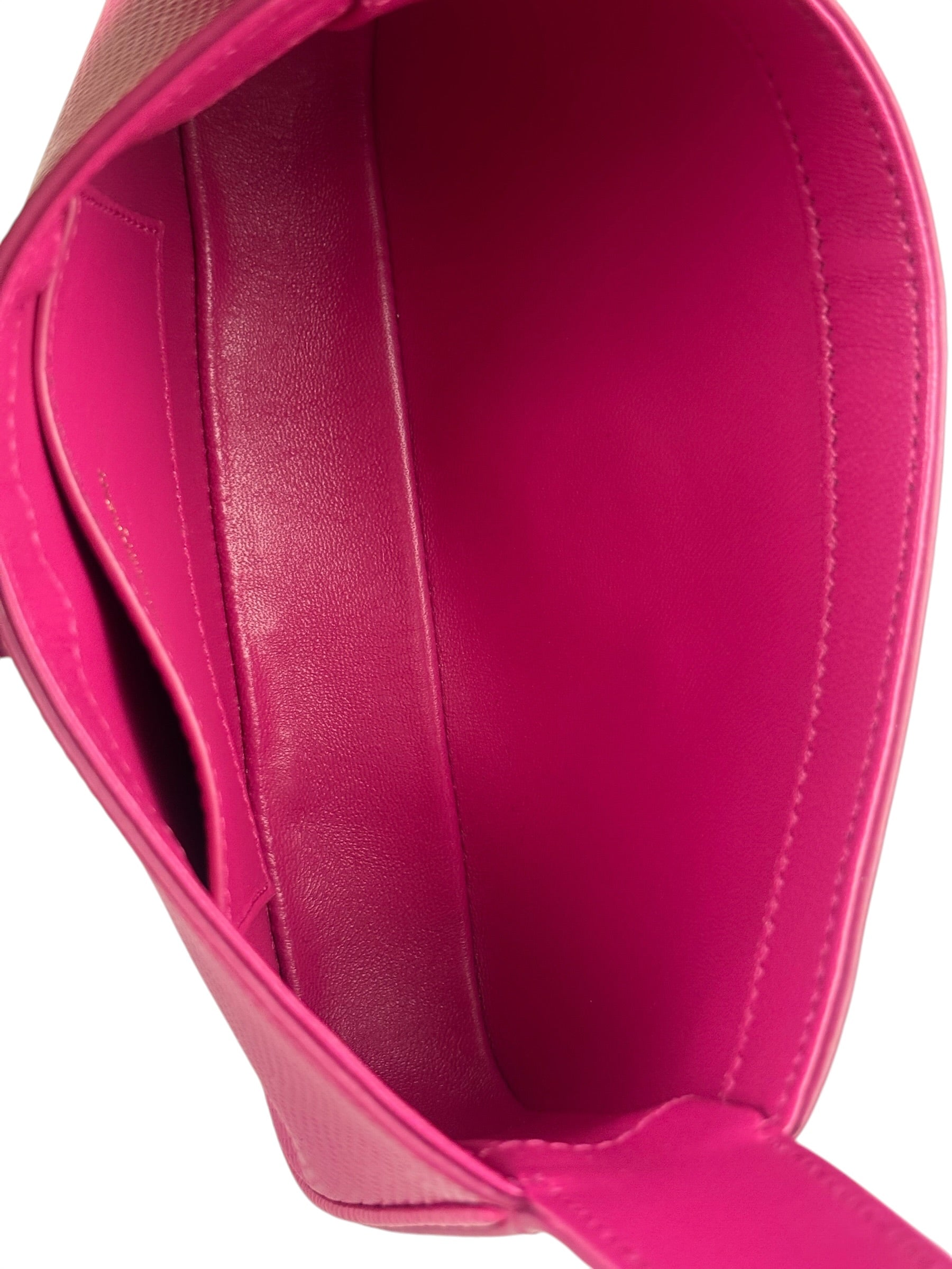 Yves Saint Laurent Pink Leather 5 Á 7 Mini Hobo Bag