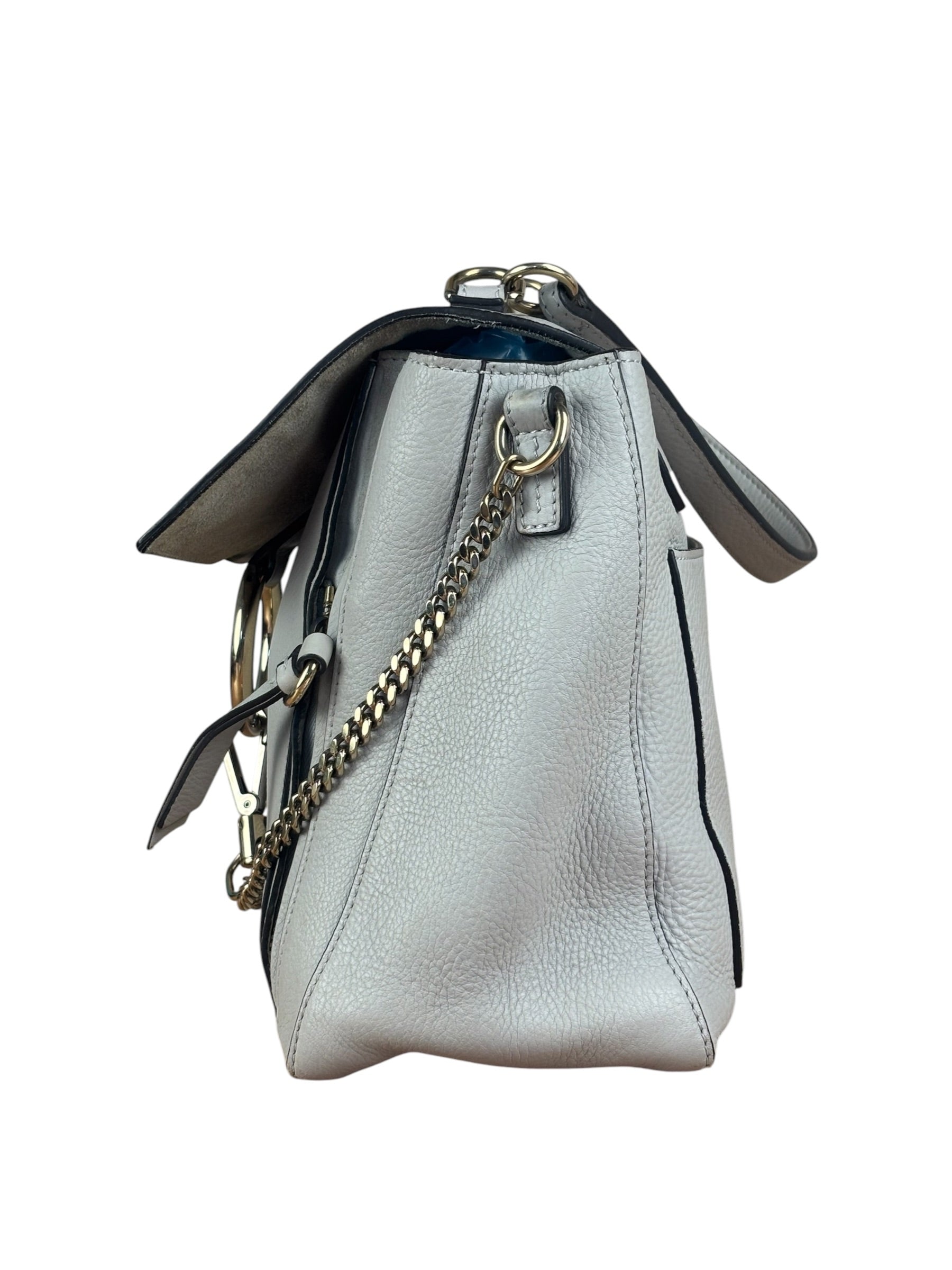 Chloe Off-White Faye Day Medium Shoulder Bag