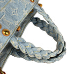 Louis Vuitton Monogram Denim Let Go PM 2Way Tote Handbag