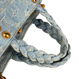 Louis Vuitton Monogram Denim Let Go PM 2Way Tote Handbag