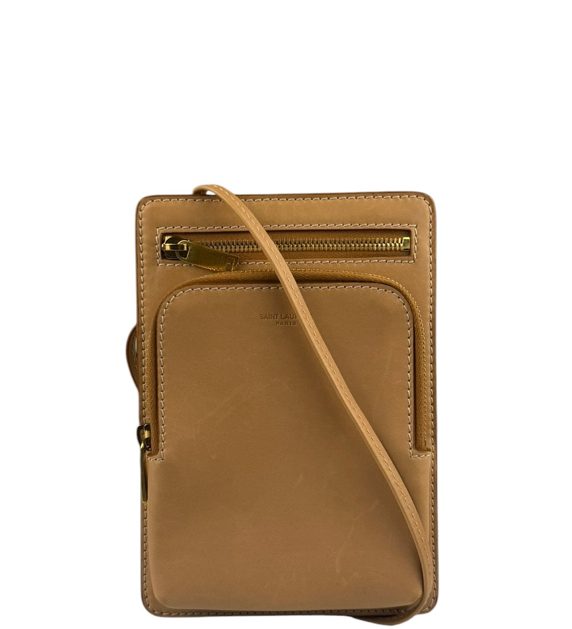 Yves Saint Laurent Beige Crossbody Pouch