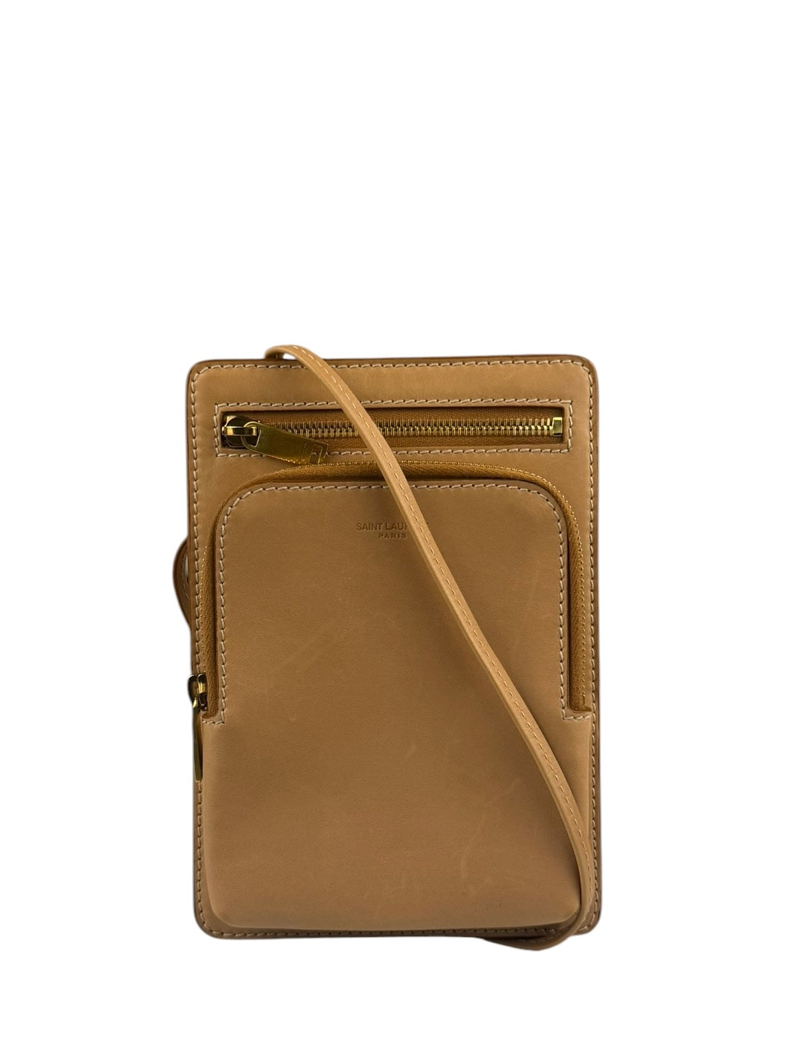 Yves Saint Laurent Beige Crossbody Pouch